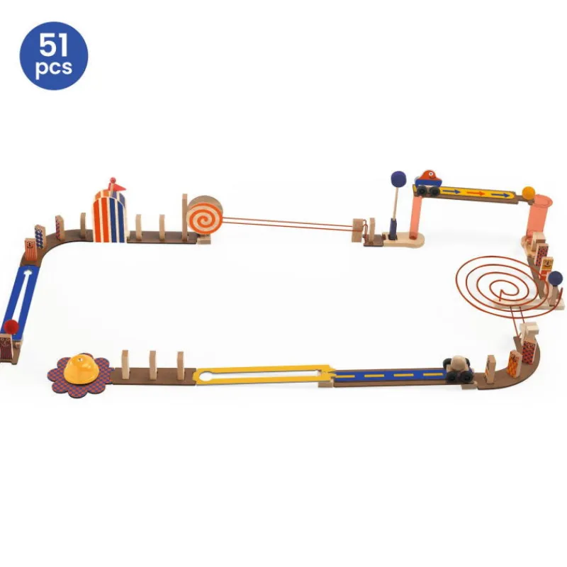 Djeco ZIG & GO junior "Racer" - 51 pièces 5650< Jeux De Société | Jeux De Construction