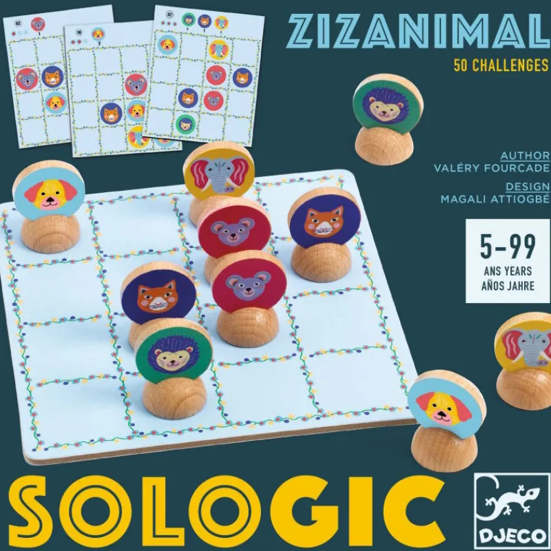 Djeco ZIZANIMAL Jeu Sologic de 8592< Jeux De Société